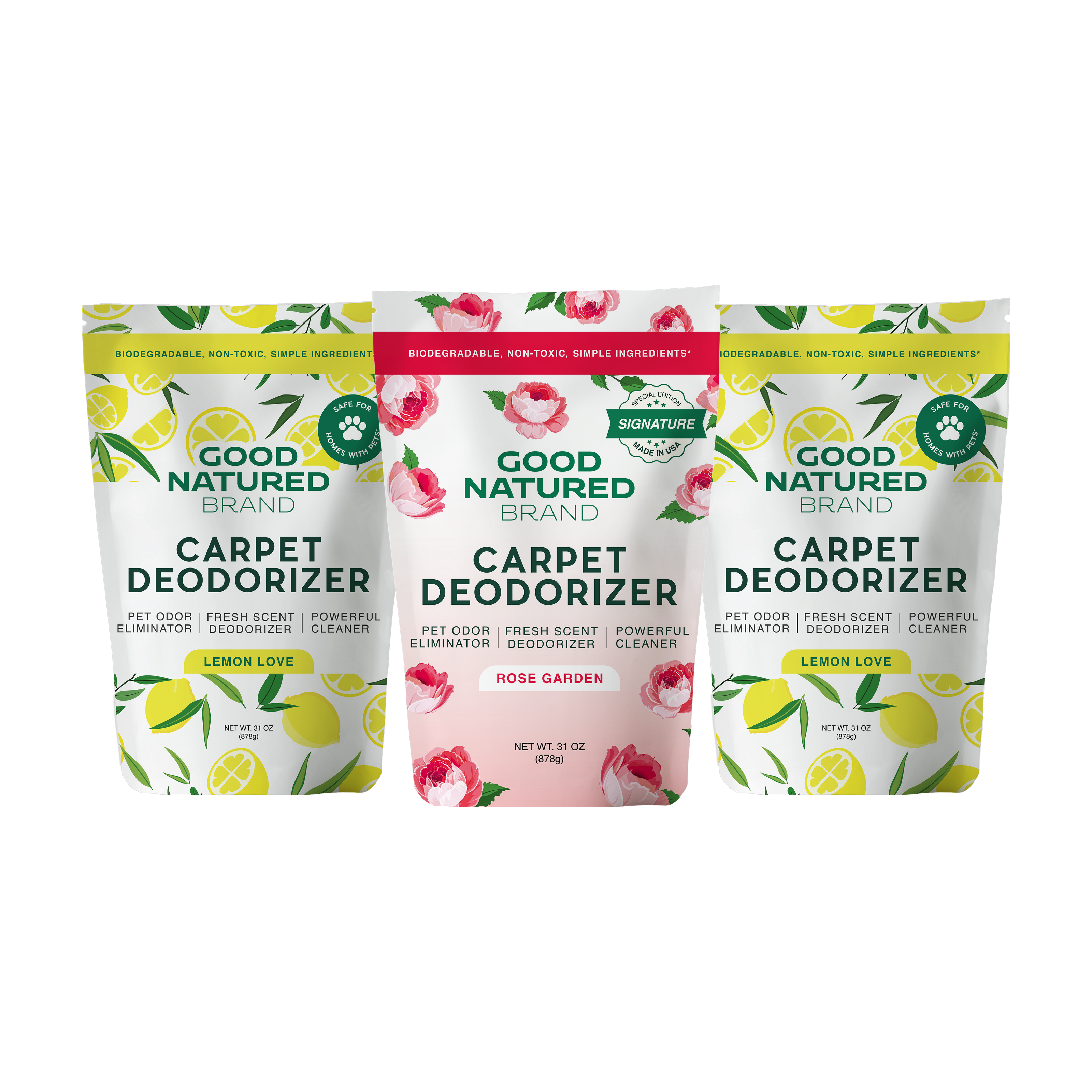 Trio Lemon Love / Lemon Love / Rose Garden