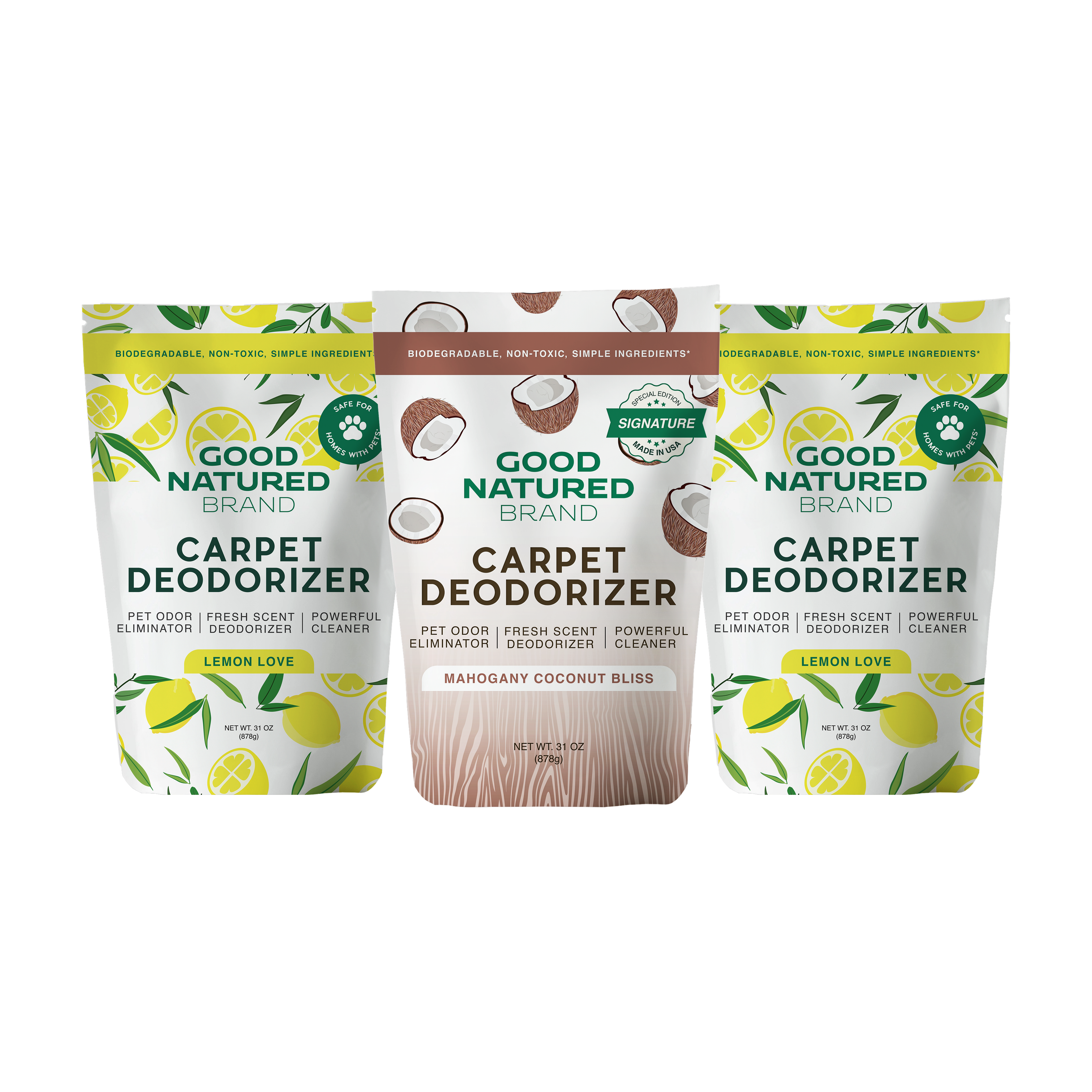 Trio Lemon Love / Lemon Love / Mahogany Coconut Bliss