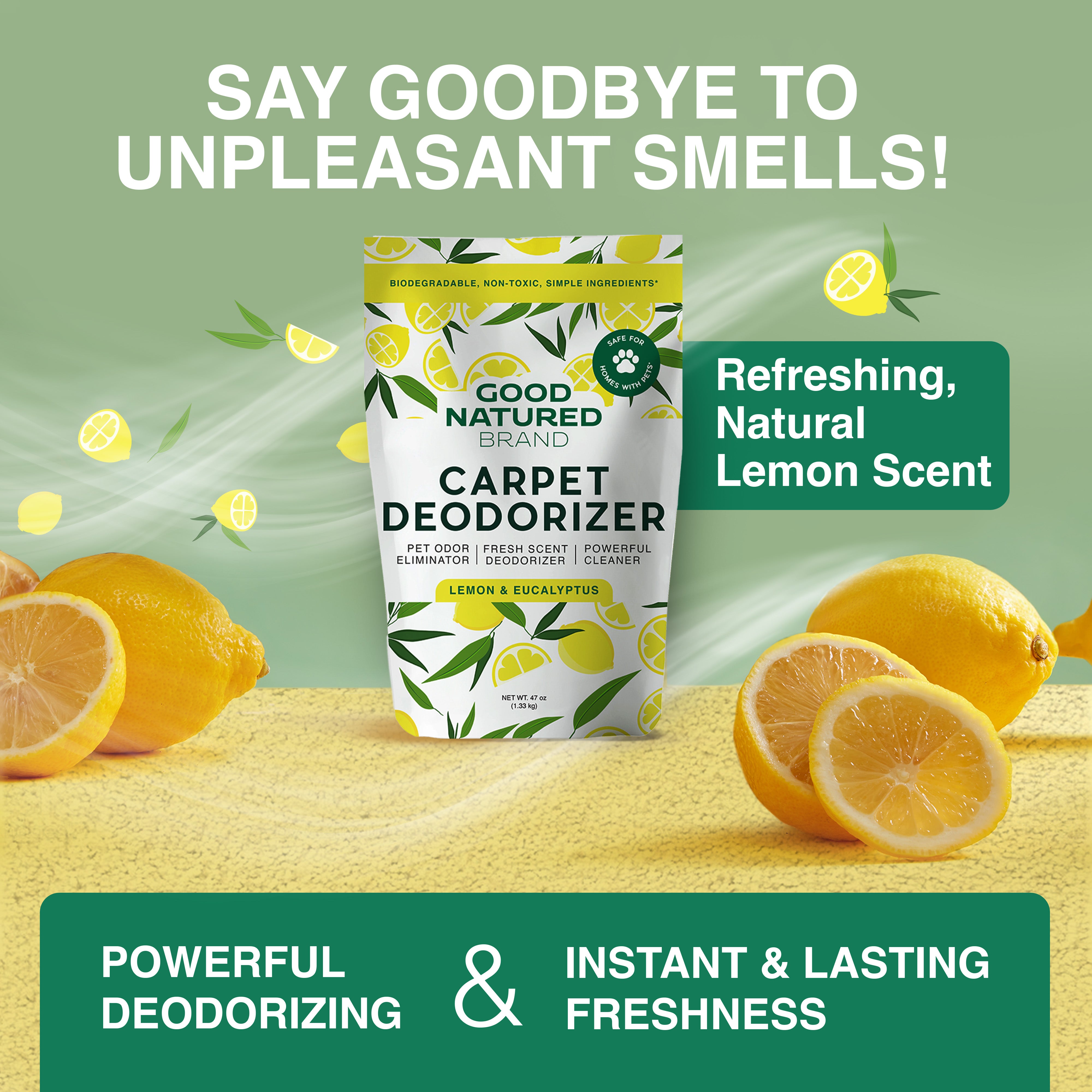 Carpet Deodorizer - Lemon and Orange Duo | 31oz