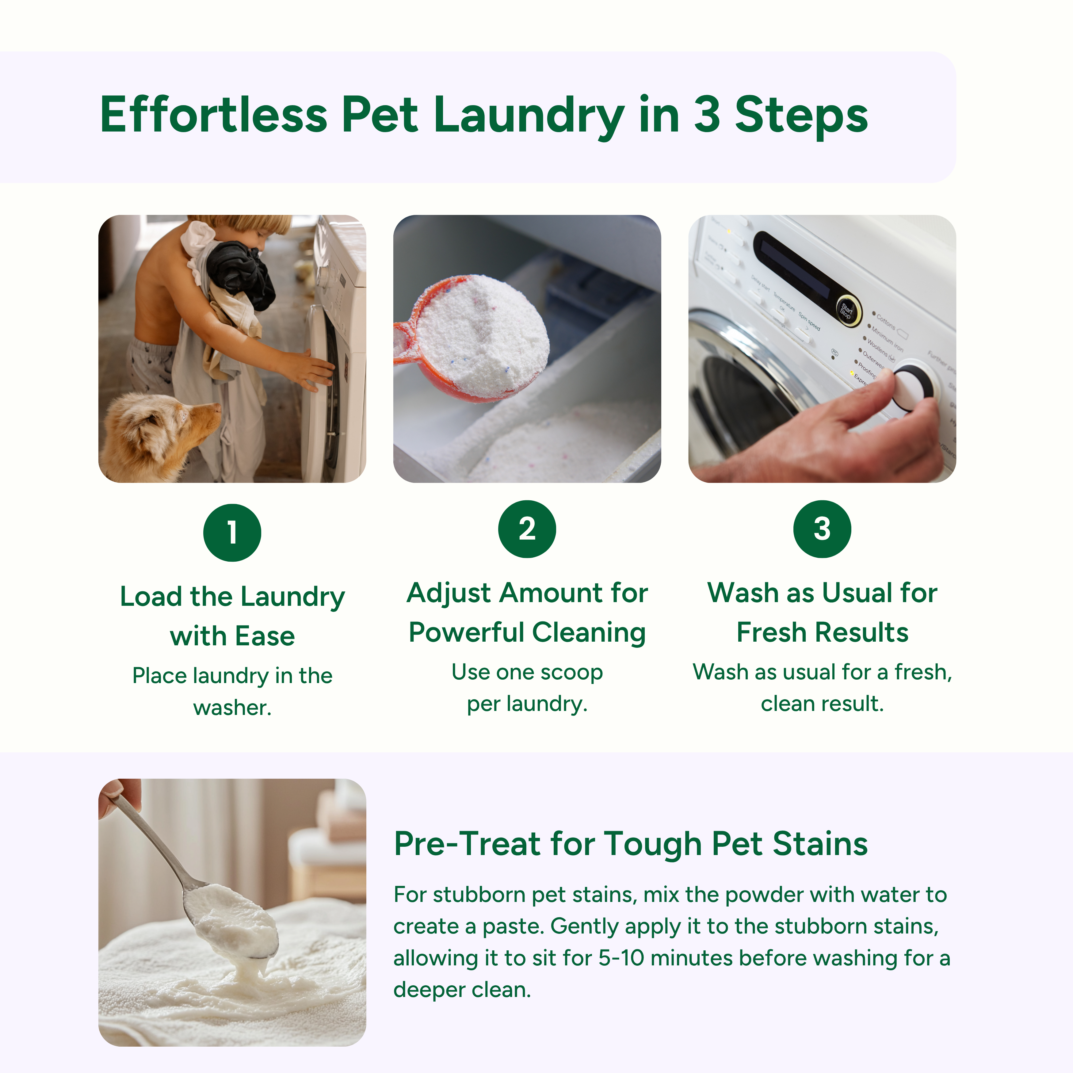 Pet Laundry Powder