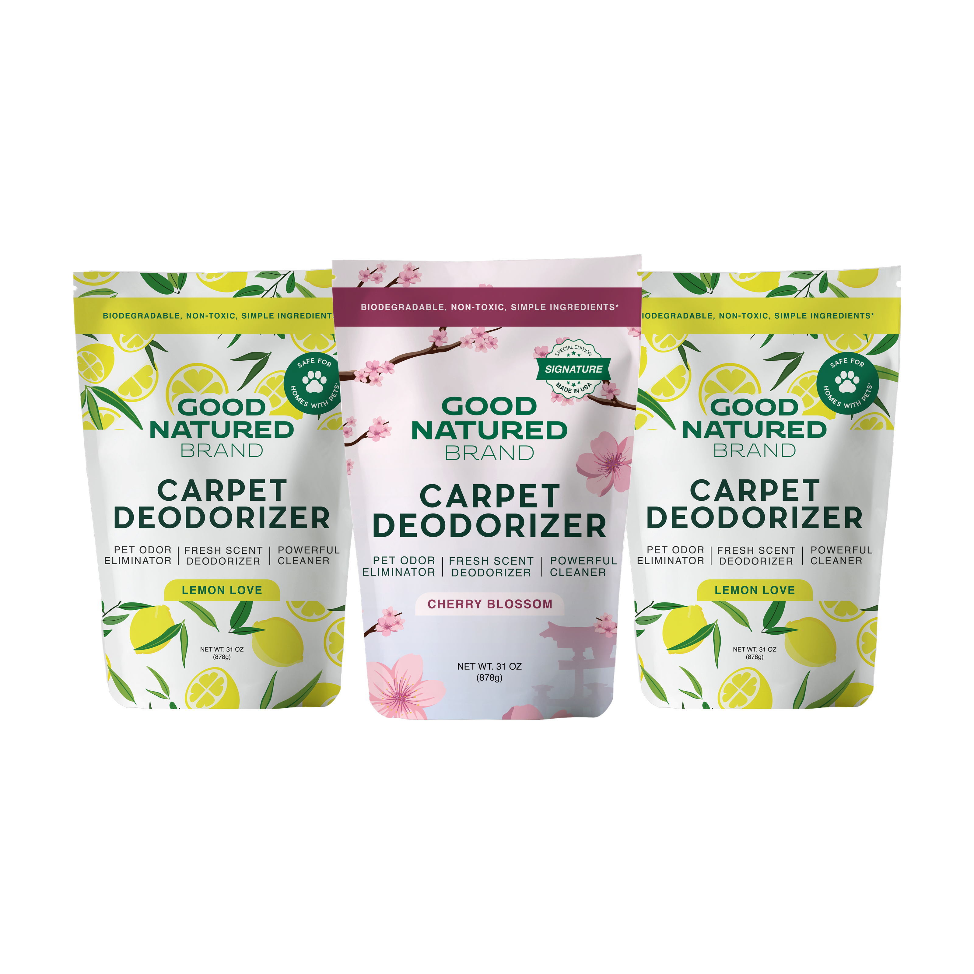 Trio Cherry Blossom / Lemon Love / Lemon Love