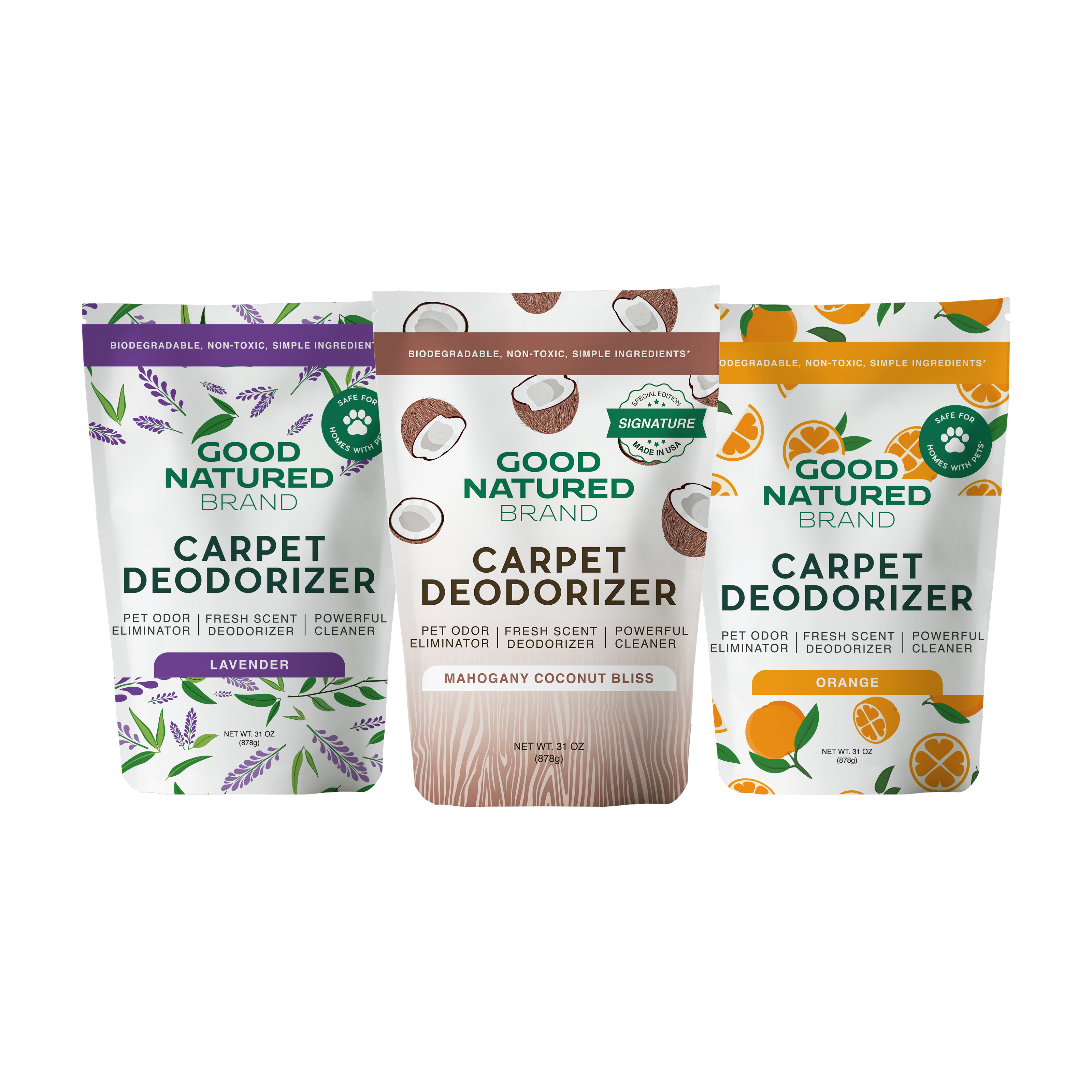 Trio Lavender / Mahogany Coconut Bliss / Orange