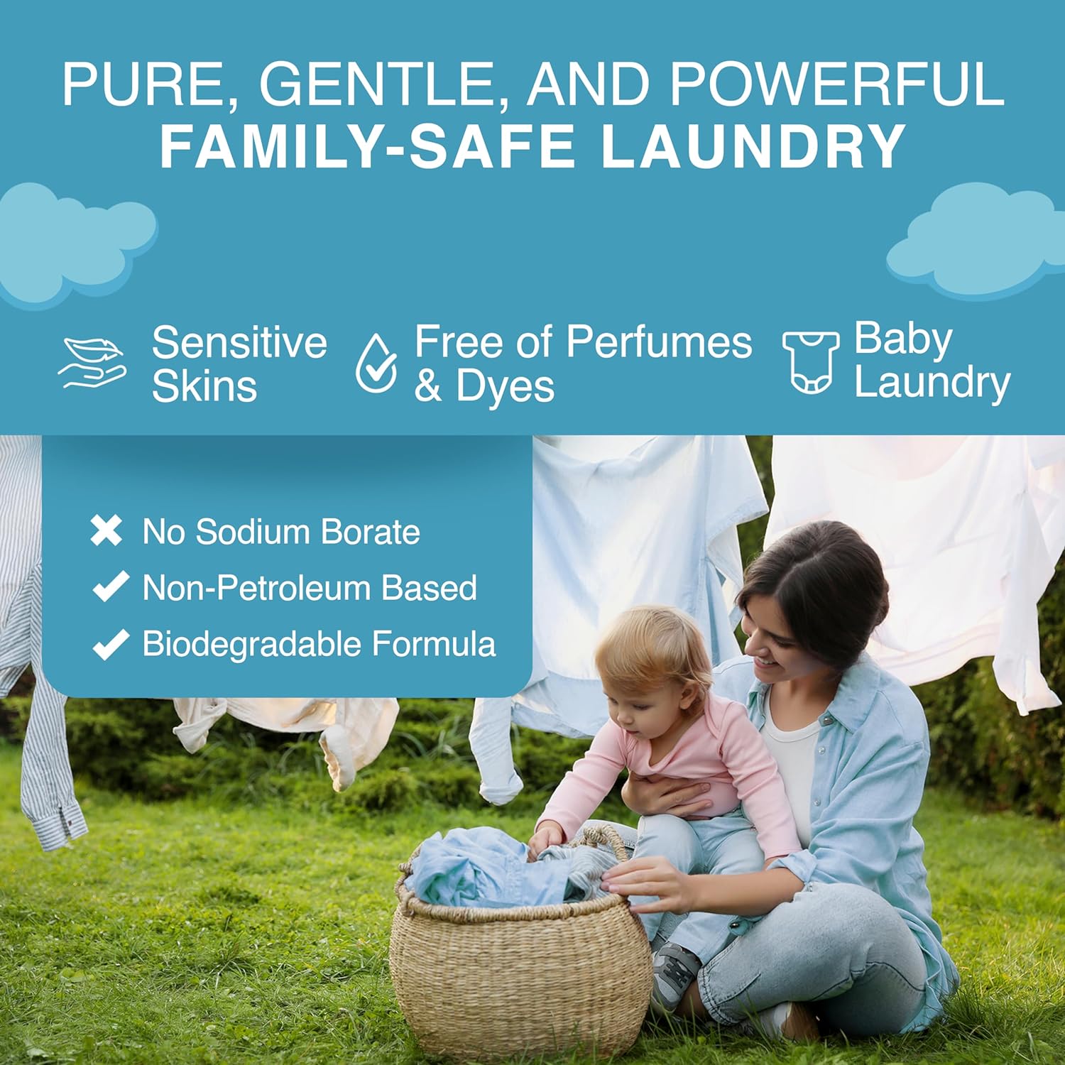 Carpet Deodorizer - Lavender | 31oz and Laundry Powder - Unscented | 47oz Duo